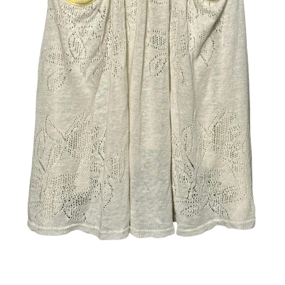 Free People Linen Pointelle Knit Racerback Sleeveless Lightweight Tank - Picture 8 of 10